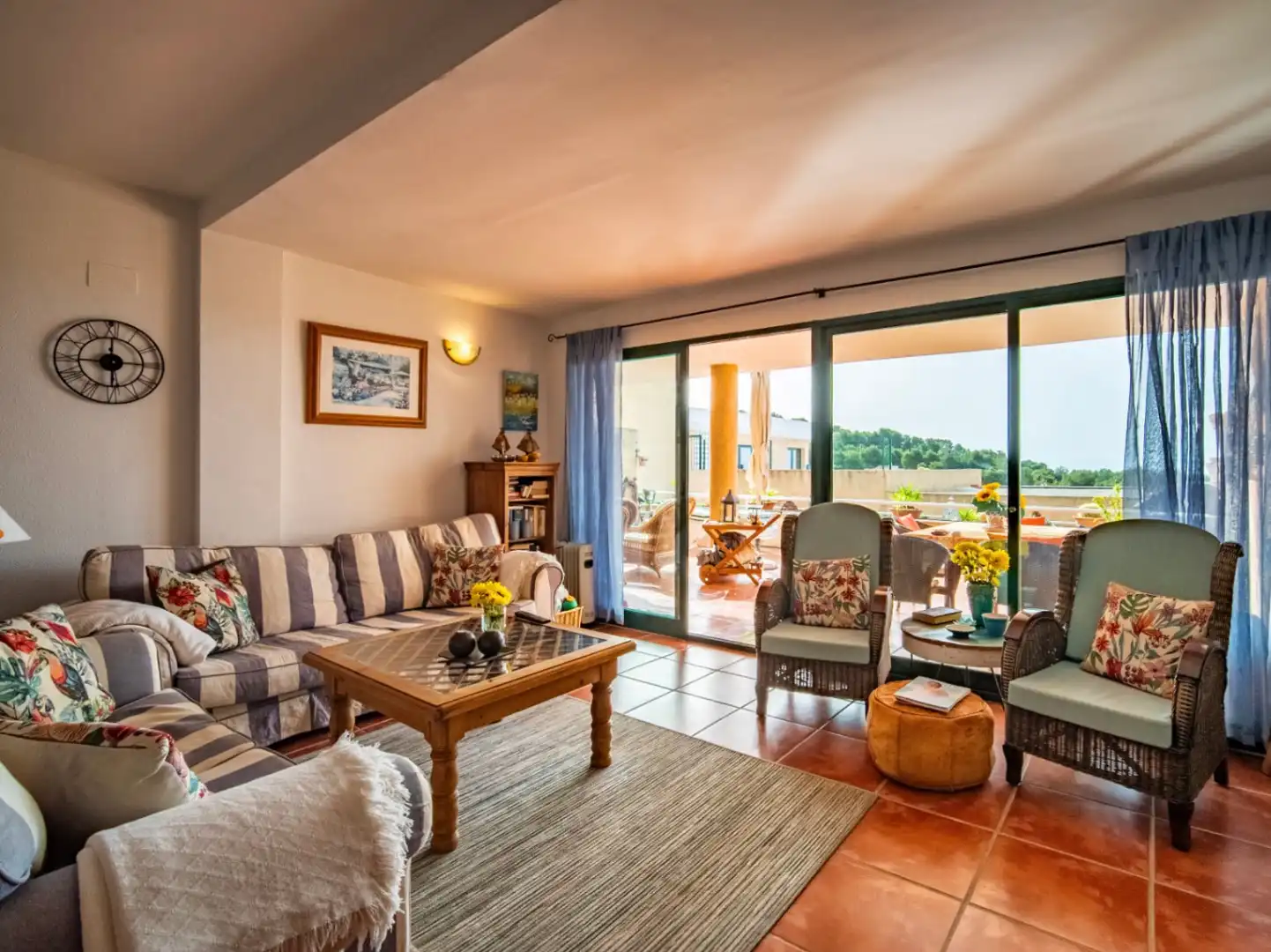 Sala de estar de Apartamento en venta en Altea con Aire acondicionado, Calefacción y Jardín privado