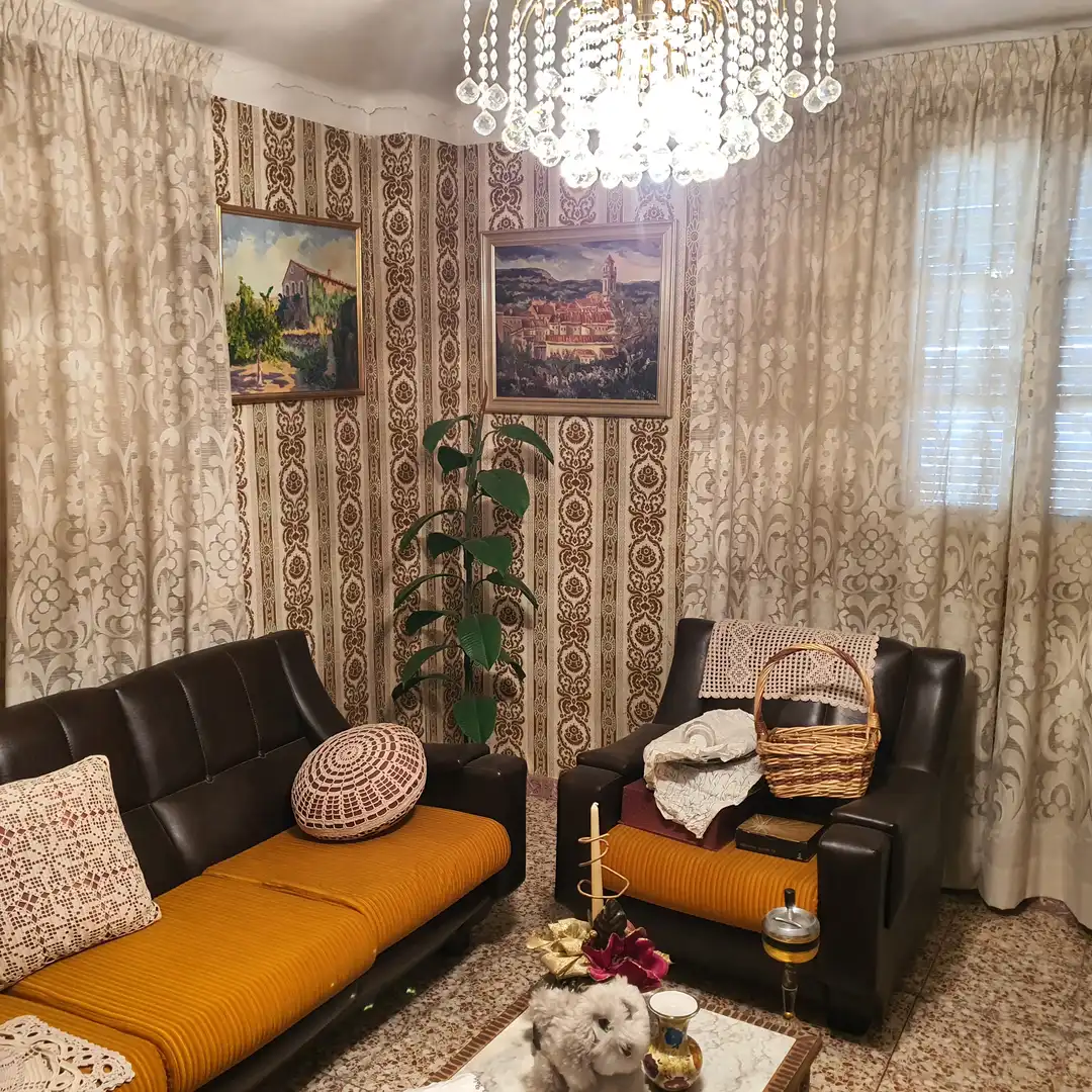 Sala d'estar de Casa o xalet en venda en La Fatarella amb Moblat