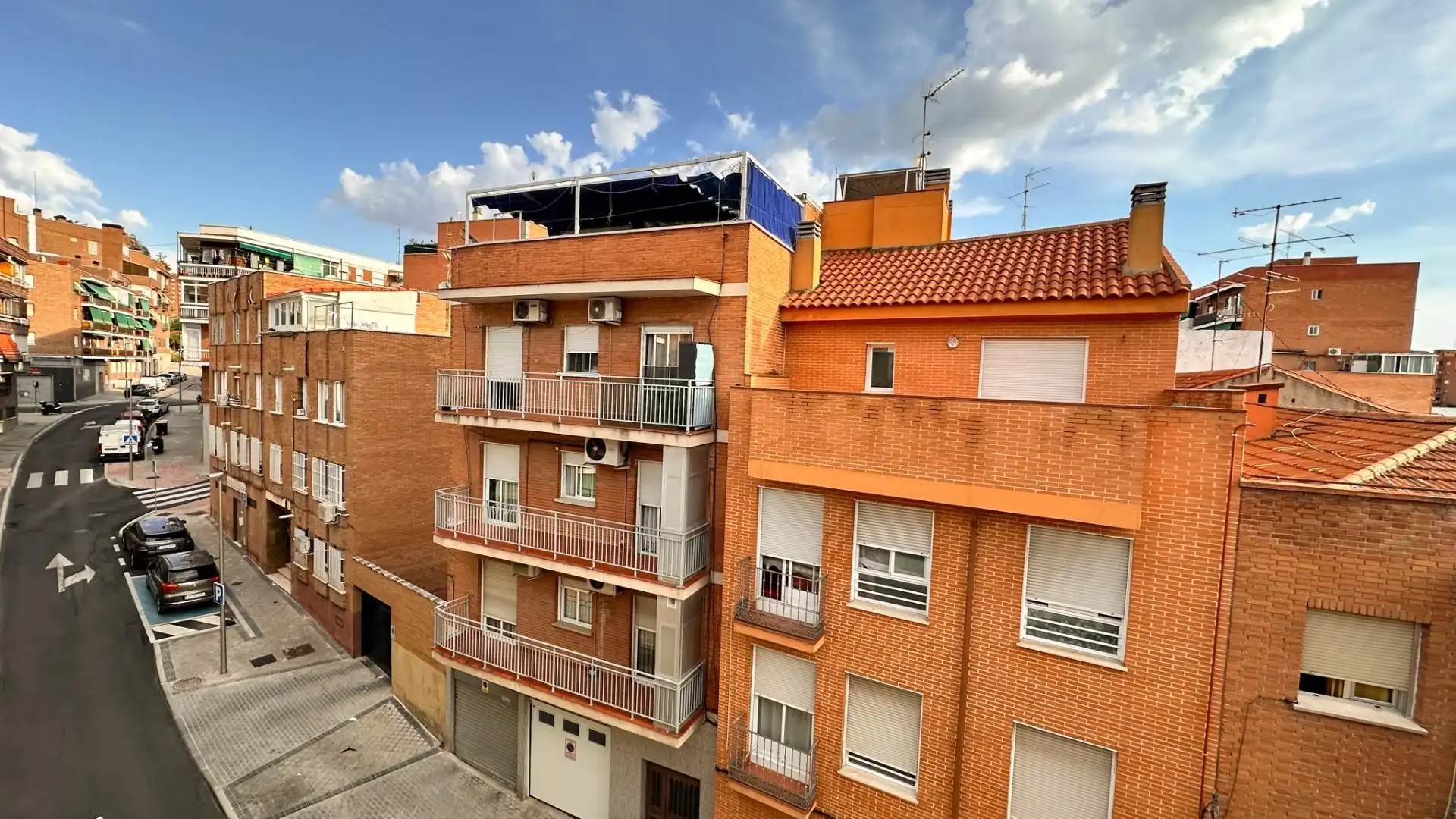 Vista exterior de Ático en venta en Madrid