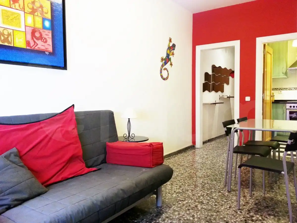 Living room of Apartments for rent in Barcelona  with Air Conditioner and Heating
