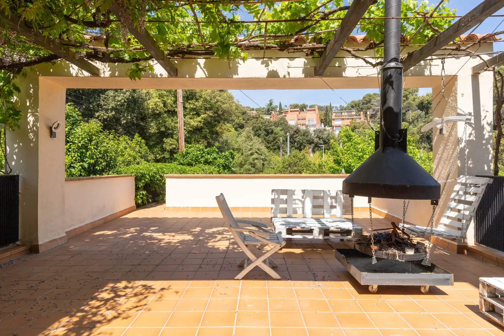 Terrassa de Casa o xalet en venda en Castellar del Vallès amb Aire condicionat, Calefacció i Jardí privat