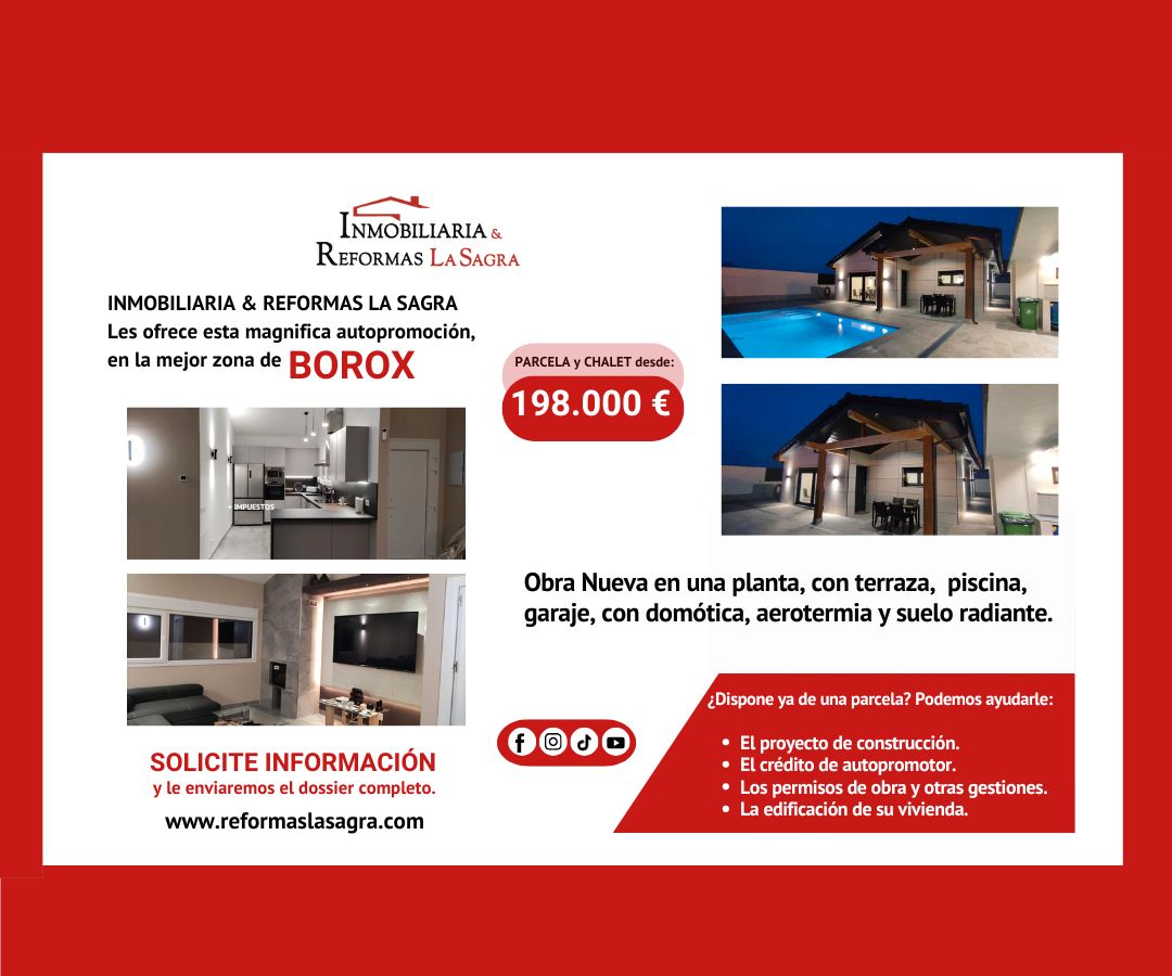 Casa adosada en venda en Borox amb Aire condicionat, Calefacció i Jardí privat