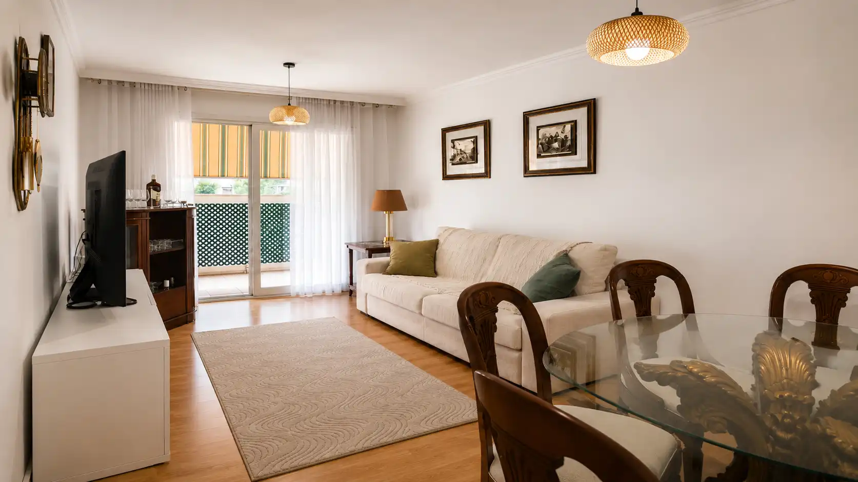 Sala d'estar de Pis en venda en Málaga amb Aire condicionat, Jardí privat i Terrassa
