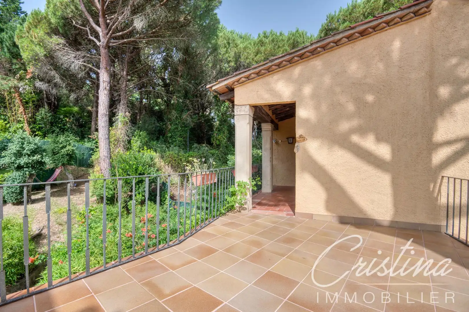 Vista exterior de Casa adosada en venta en Santa Cristina d'Aro con Calefacción, Jardín privado y Terraza