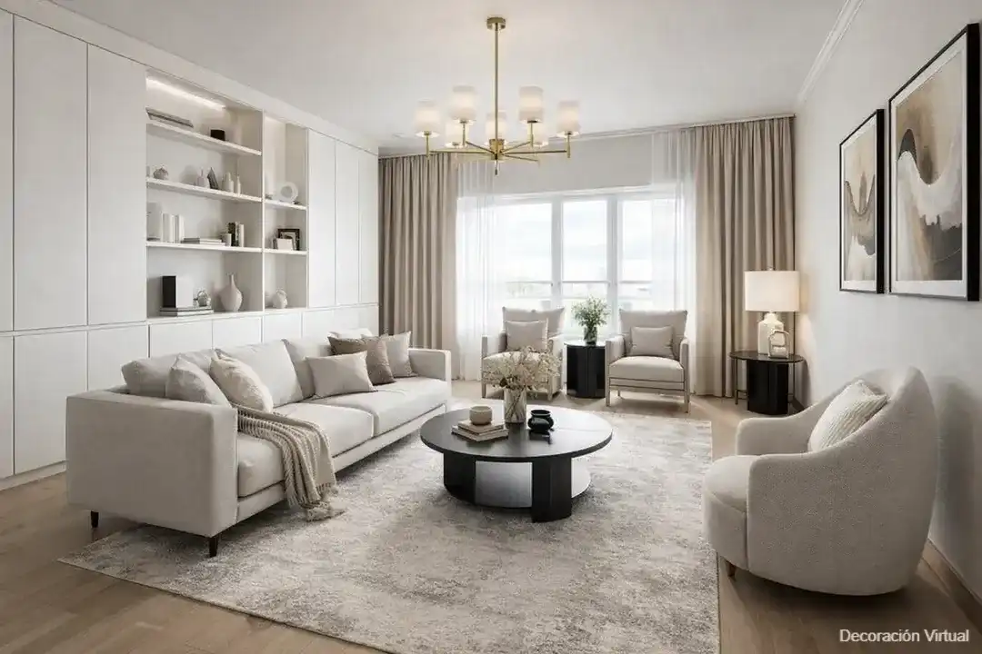 Wohnzimmer von Wohnung zum Verkauf in Vitoria - Gasteiz mit Heizung und Abstellraum