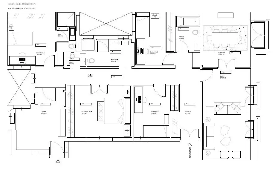 Flat with terrace to rent in Paseo del Prado, imagen 31