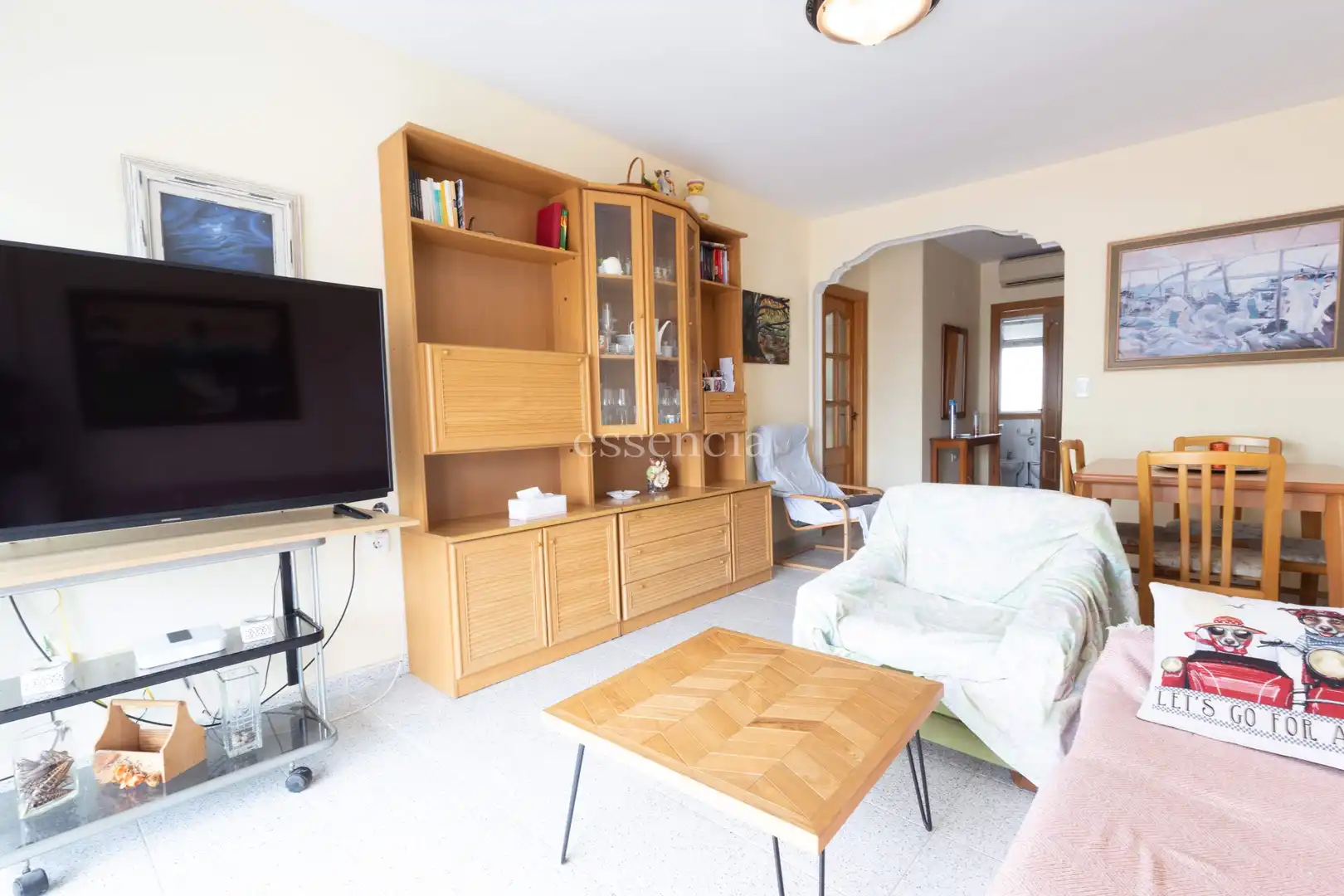 Sala de estar de Apartamento en venta en Gandia con Aire acondicionado, Terraza y Balcón