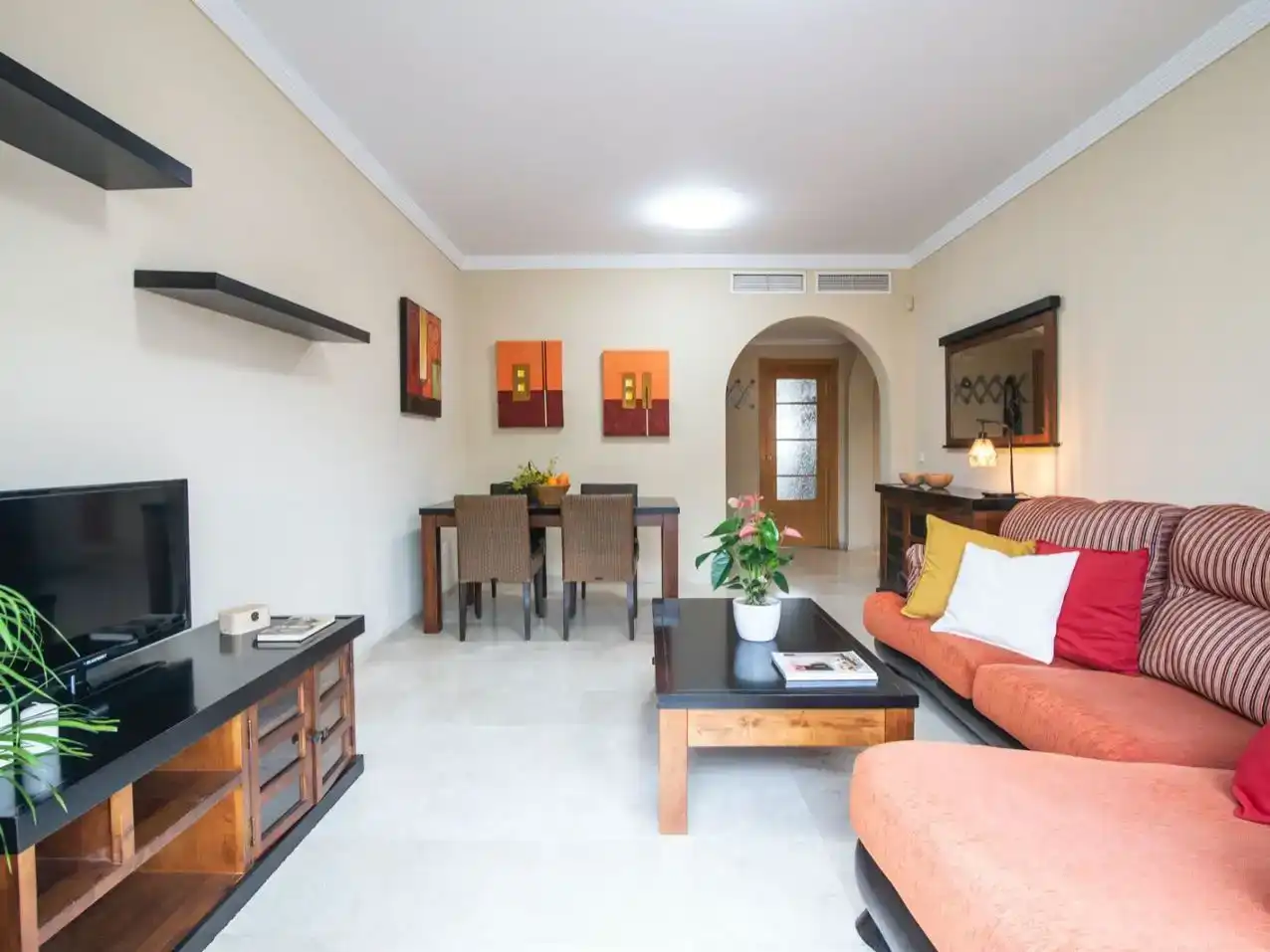 Sala de estar de Piso de alquiler en Montealto - Monterrey
