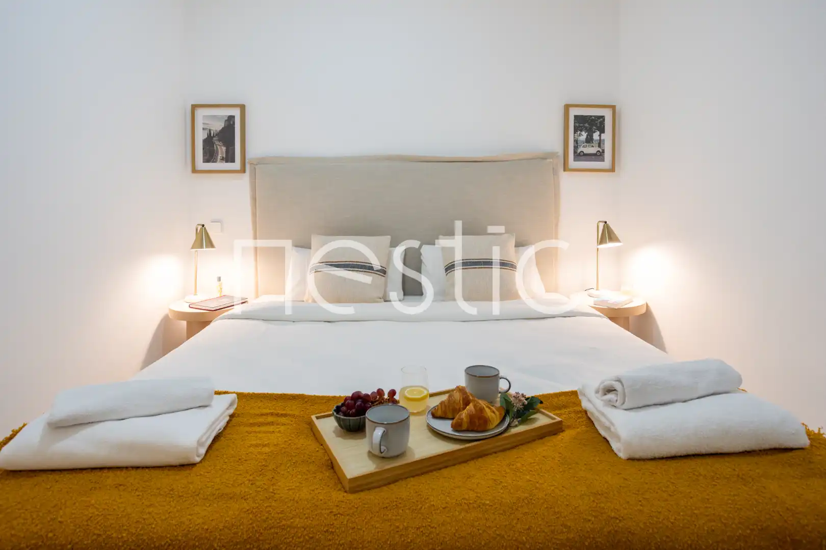 Habitación de Apartamento de alquiler en Madrid con Aire acondicionado, Calefacción y Amueblado
