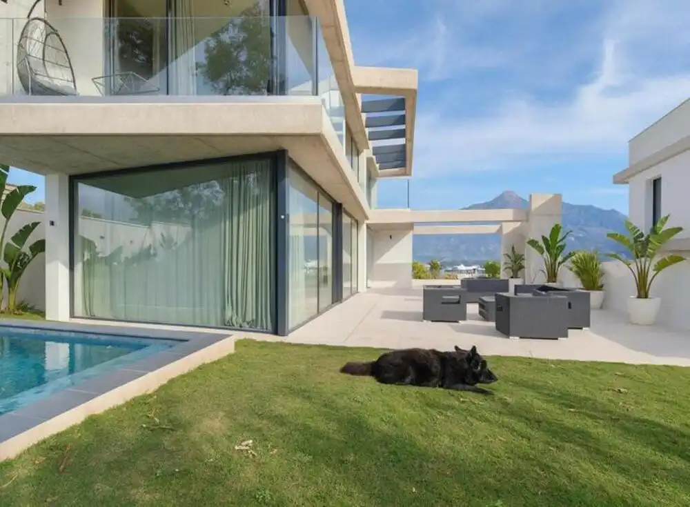 Jardín de Casa o chalet de alquiler en Marbella con Aire acondicionado, Jardín privado y Terraza
