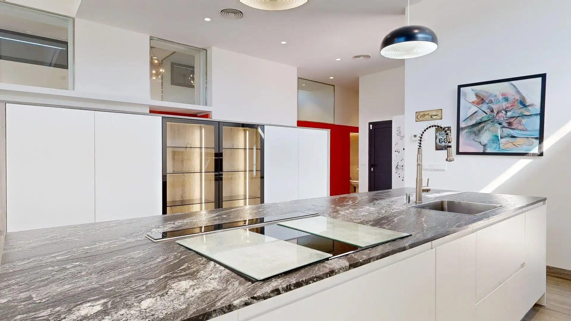 Cocina de Casa o chalet en venta en Zaragoza con Aire acondicionado, Calefacción y Jardín privado