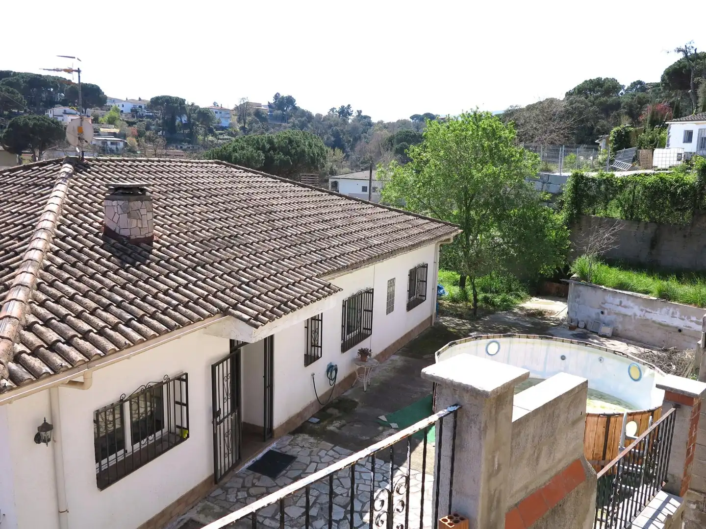 Vista exterior de Casa o xalet en venda en Tordera amb Calefacció, Jardí privat i Terrassa