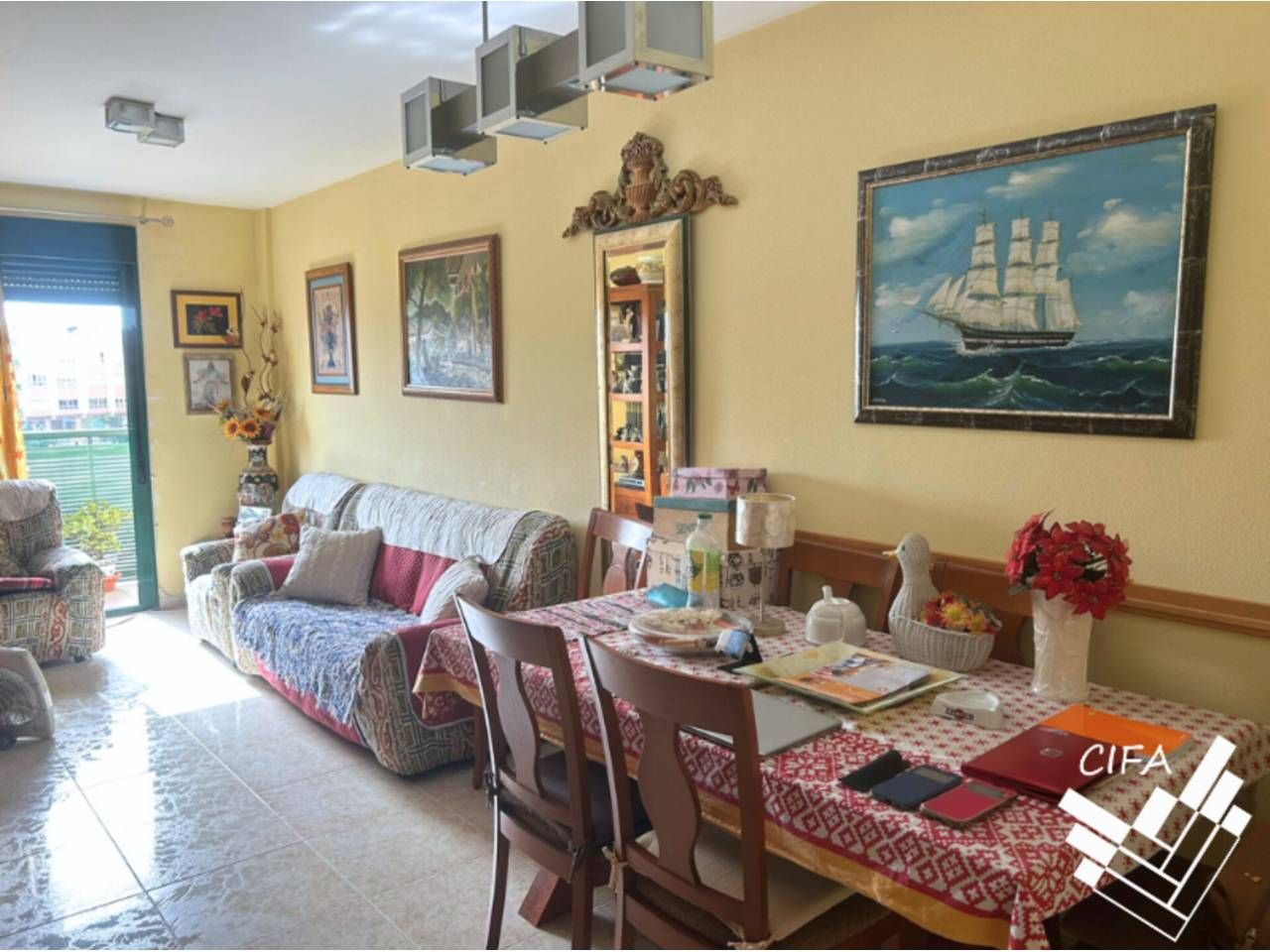 Dining room of Flat for sale in Vinaròs  with Air Conditioner, Heating and Balcony