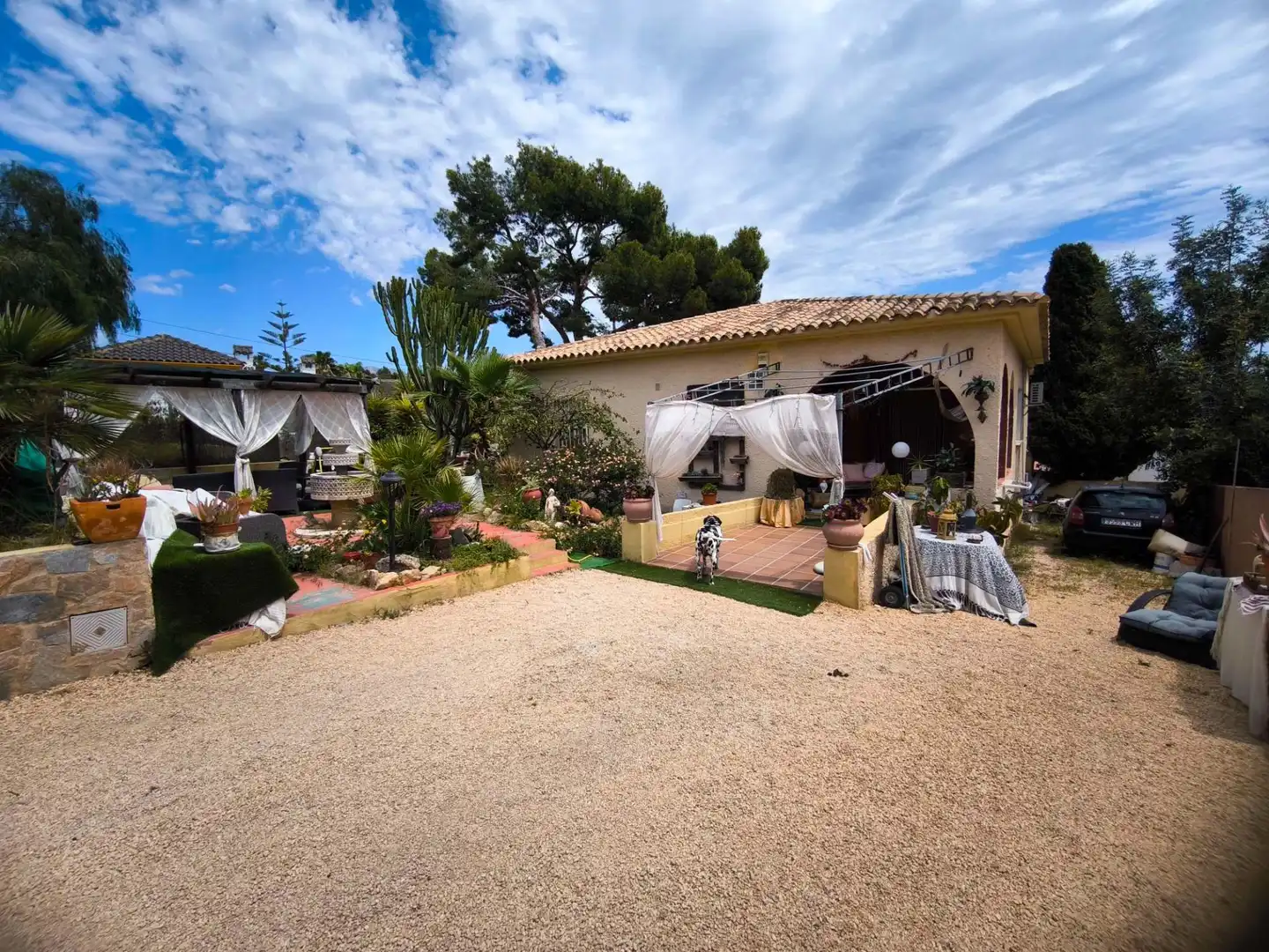 Garden of Houses for sale in L'Alfàs del Pi  with Air Conditioner and Storage room