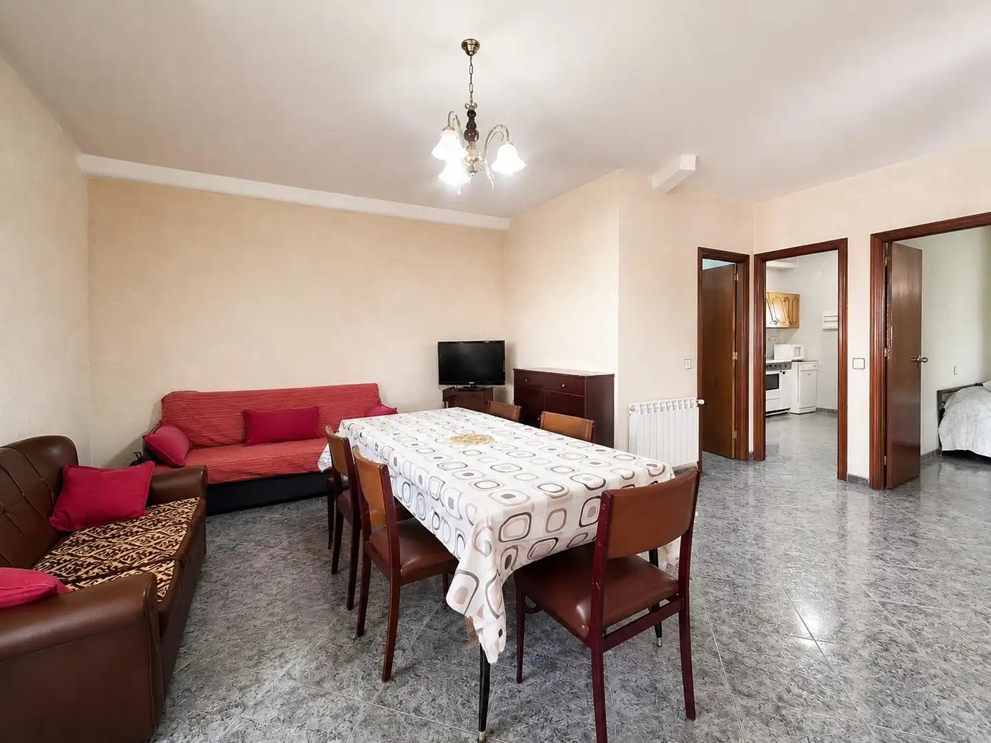 Sala de estar de Casa o chalet en venta en Madroñera con Aire acondicionado, Calefacción y Terraza