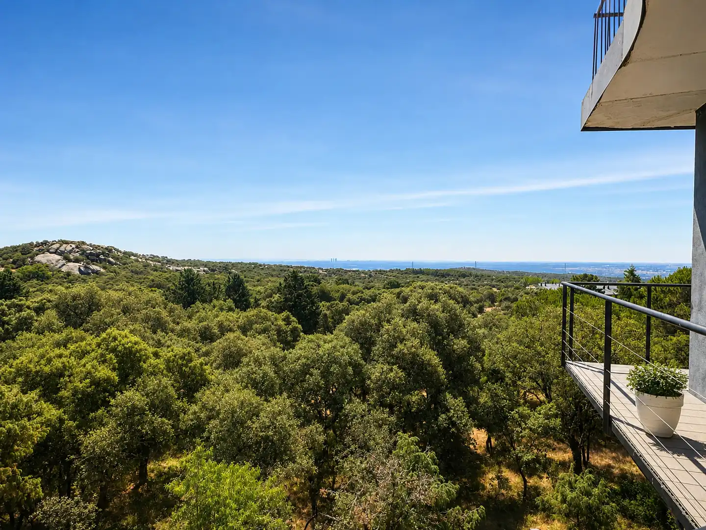 Exterior view of Houses for sale in Hoyo de Manzanares  with Air Conditioner, Private garden and Swimming Pool
