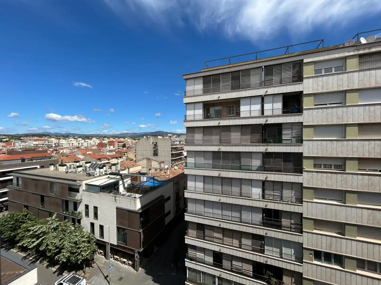 Vista exterior de Piso en venta en Granollers con Amueblado y Balcón