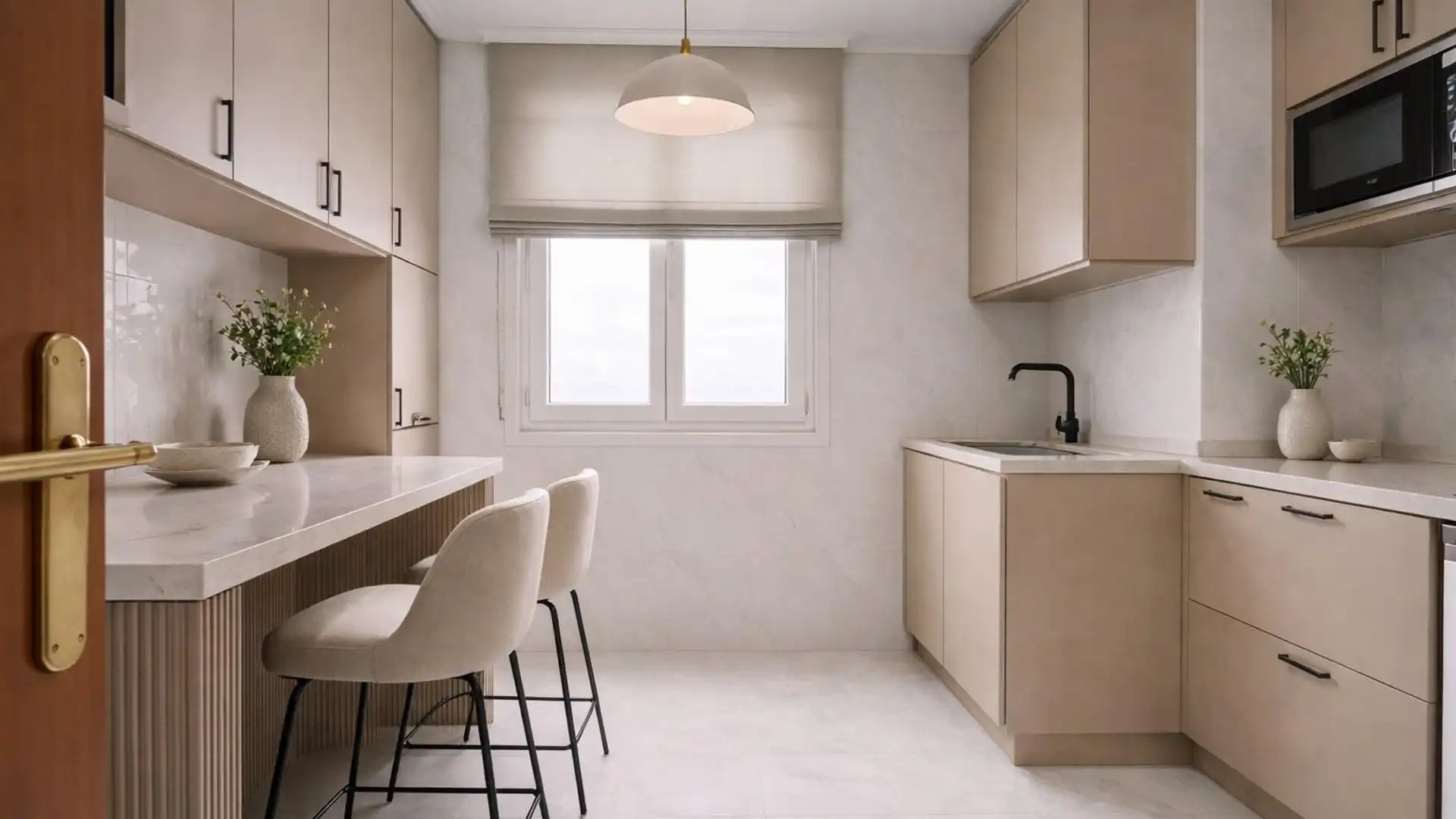 Kitchen of Flat for sale in Barakaldo   with Furnished and Balcony