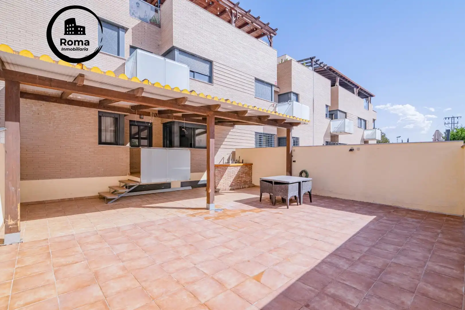 Terrace of Flat for sale in Albolote  with Private garden, Terrace and Community pool