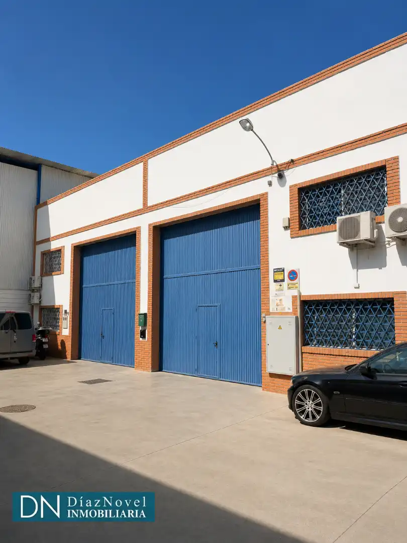 Exterior view of Industrial buildings for sale in Málaga  with Heating and Alarm