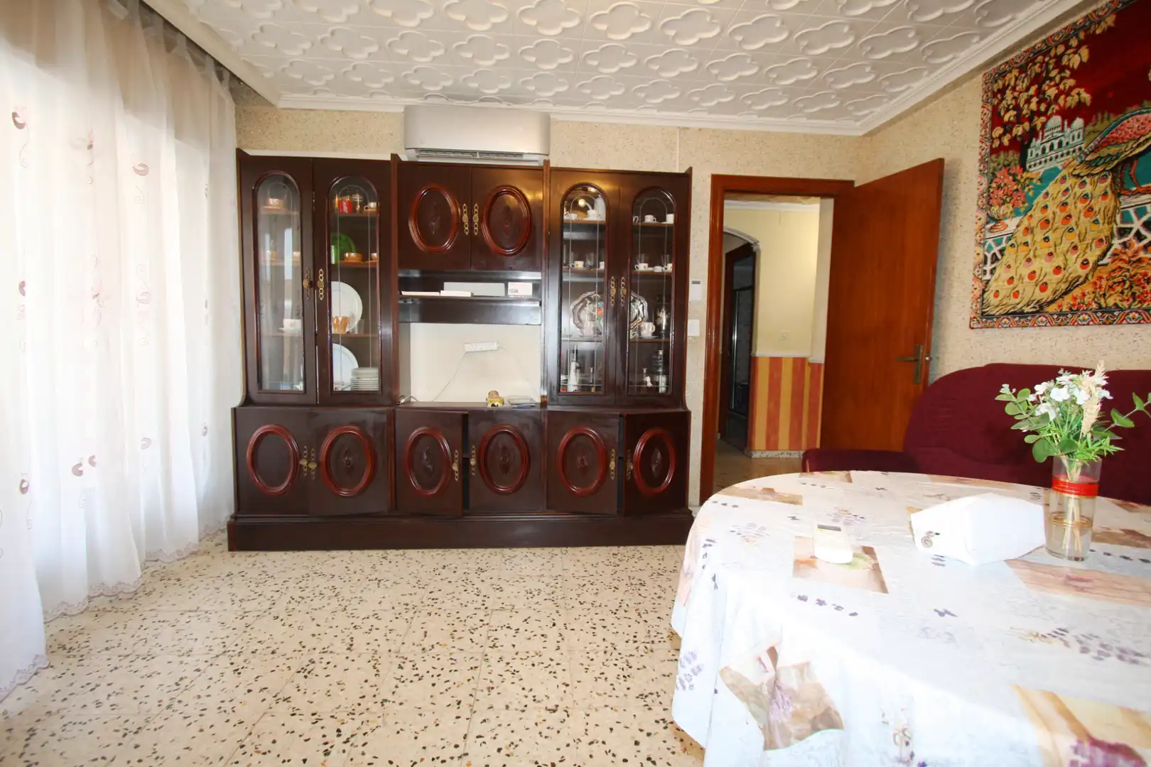 Sala d'estar de Pis en venda en Albacete amb Aire condicionat, Terrassa i Moblat