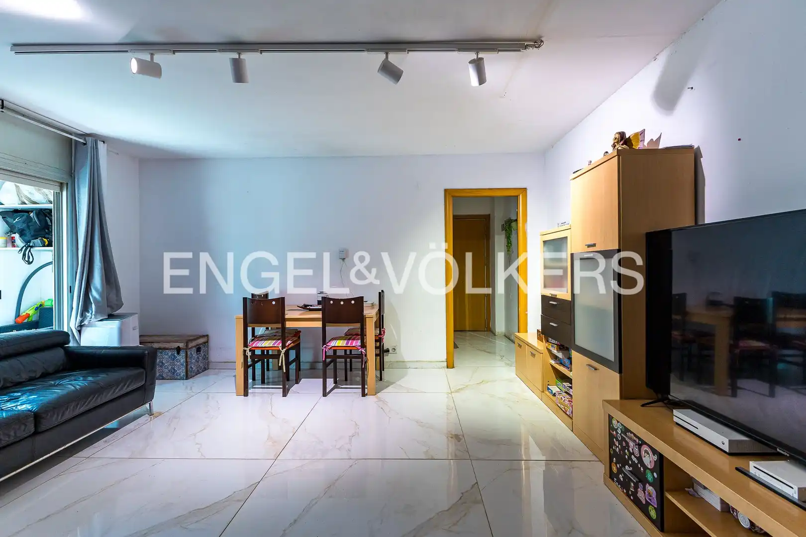 Sala de estar de Piso en venta en El Prat de Llobregat con Calefacción, Parquet y Terraza