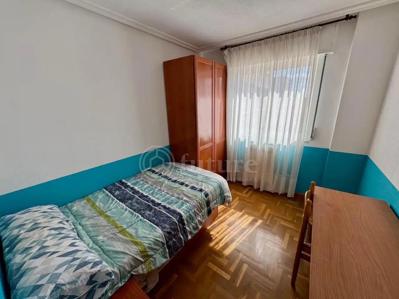 Bedroom of Flat for rent in Salamanca  with Heating, Furnished and Balcony