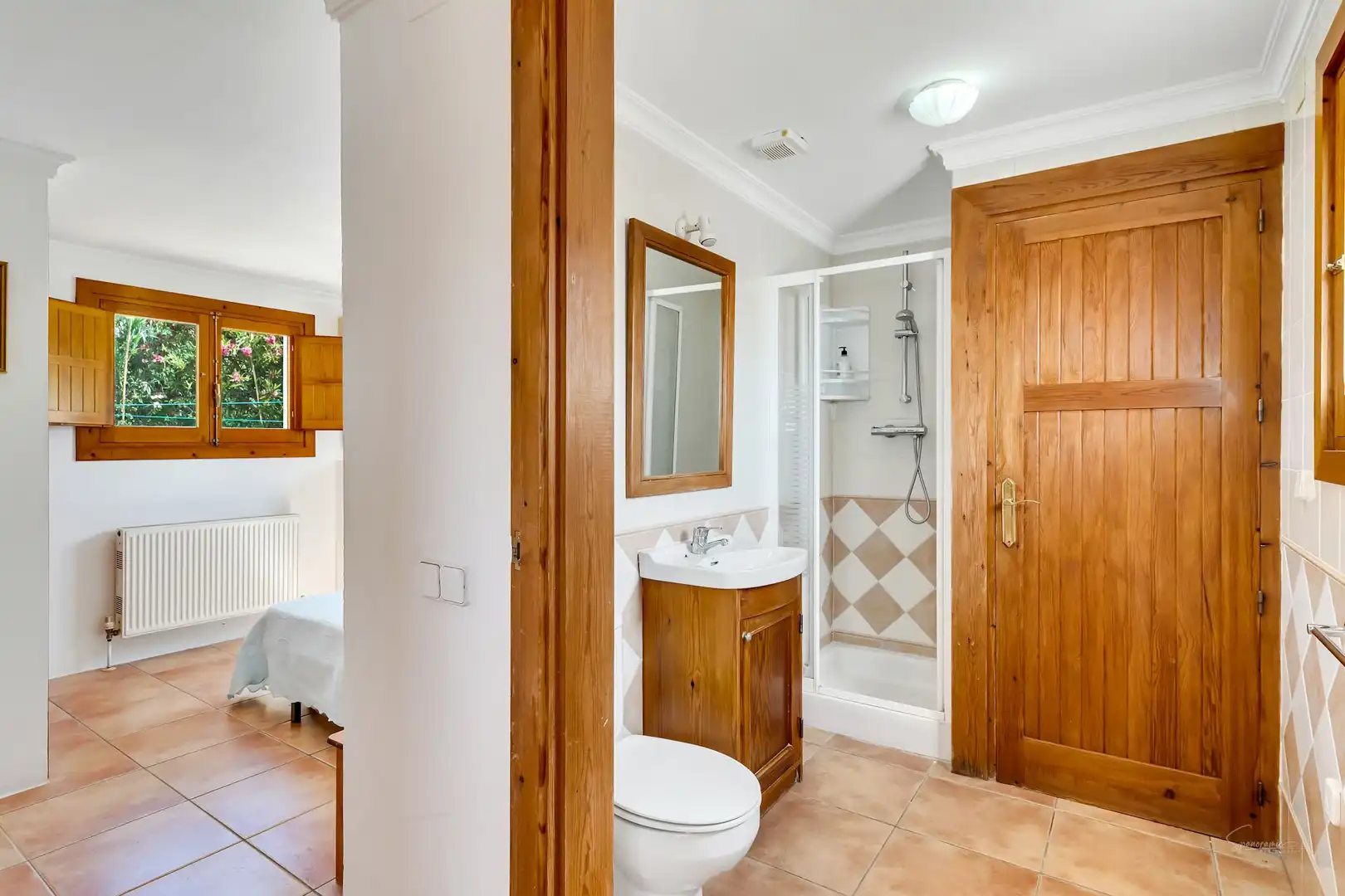 Bathroom of Houses for sale in Jávea / Xàbia  with Air Conditioner, Heating and Private garden