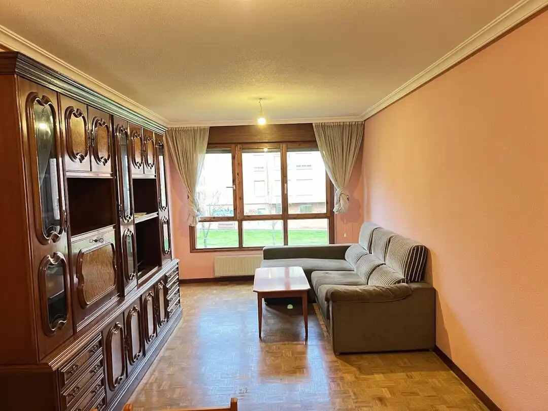 Sala d'estar de Pis en venda en Siero amb Calefacció, Terrassa i Traster