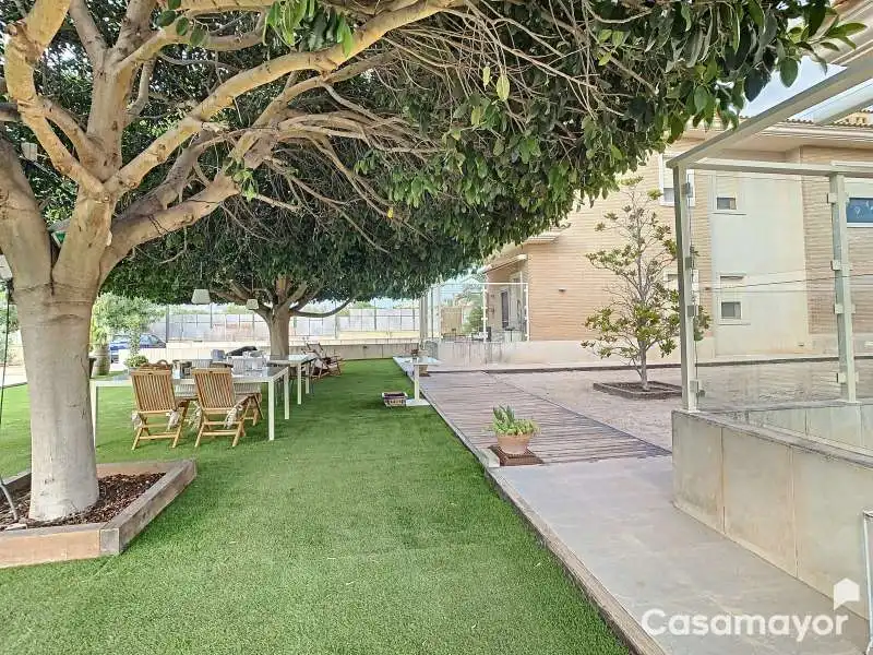 Terraza de Casa o chalet en venta en Mutxamel con Aire acondicionado, Calefacción y Jardín privado