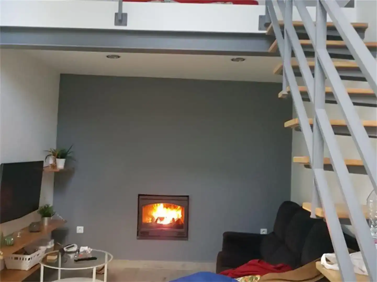 Sala d'estar de Apartament en venda en Los Guájares amb Aire condicionat, Moblat i Balcó