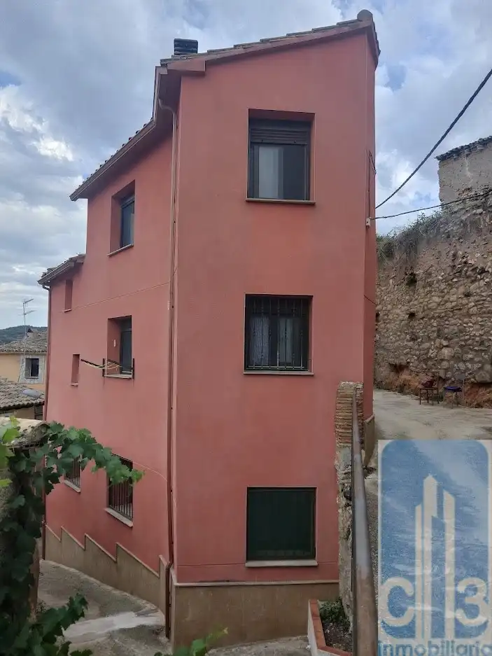 Exterior view of Country homes for sale in Peralta de Calasanz  with Heating, Storage room and Furnished