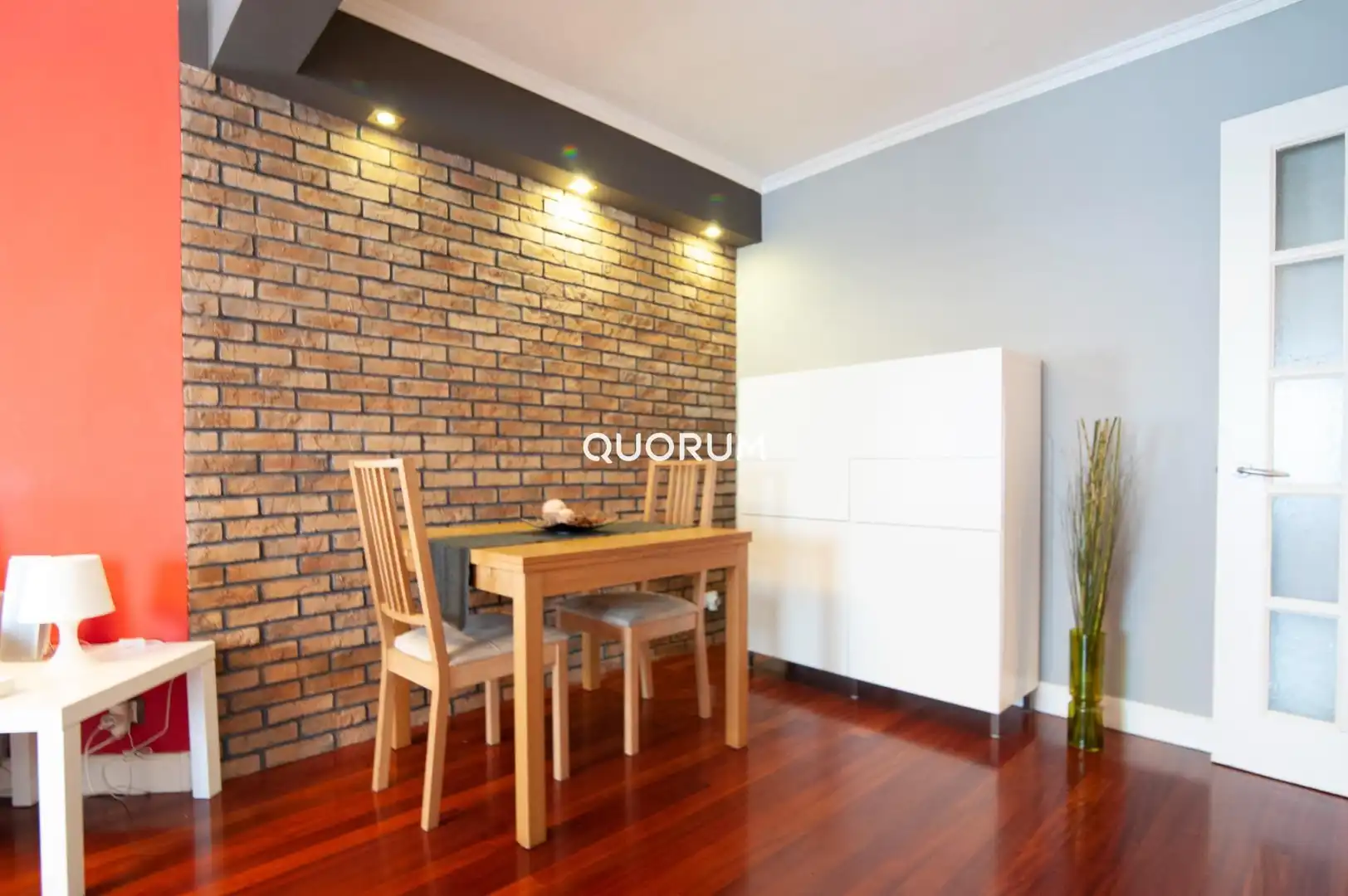 Dining room of Flat for sale in Bilbao   with Heating, Terrace and Furnished