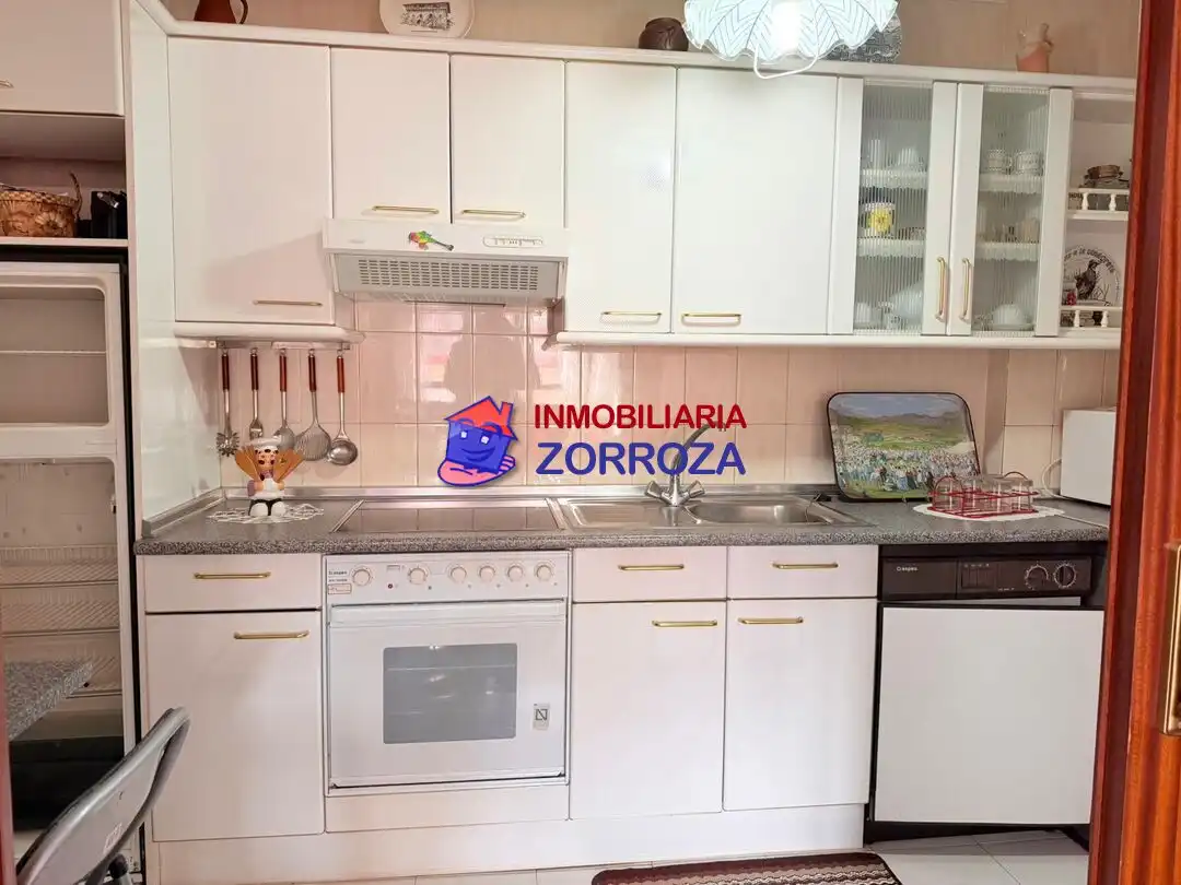 Kitchen of Flat for sale in Medina de Pomar  with Heating, Storage room and Furnished
