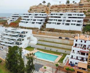 Exterior view of Duplex for sale in Mijas  with Air Conditioner, Private garden and Terrace