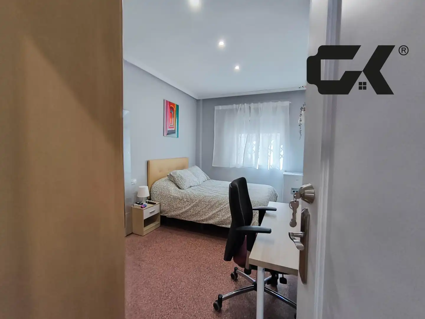 Bedroom of Flat for share in San Javier  with Air Conditioner
