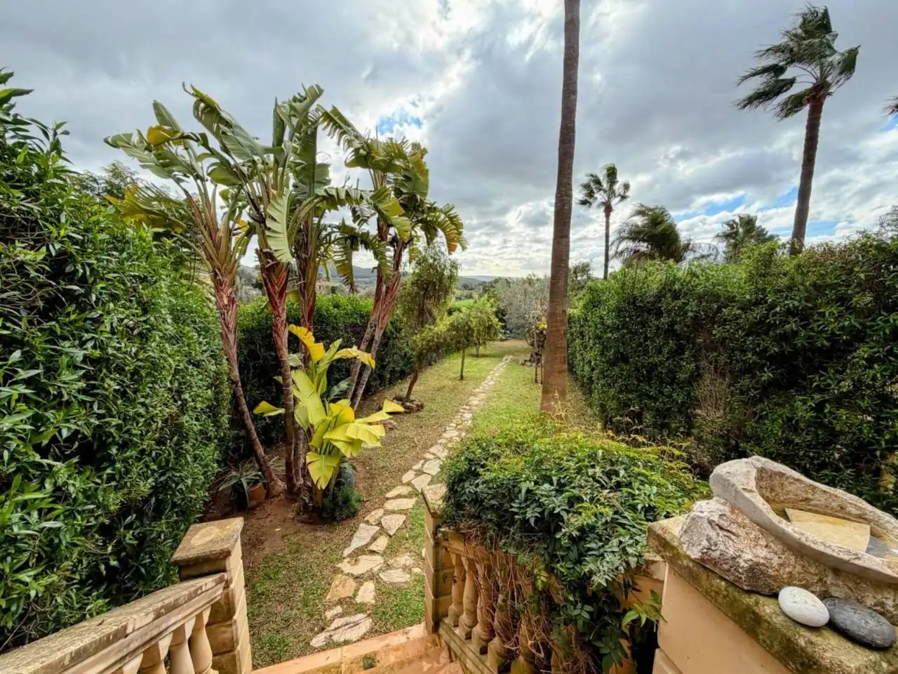 Jardí de Casa adosada en venda en Calvià amb Aire condicionat, Terrassa i Alarma