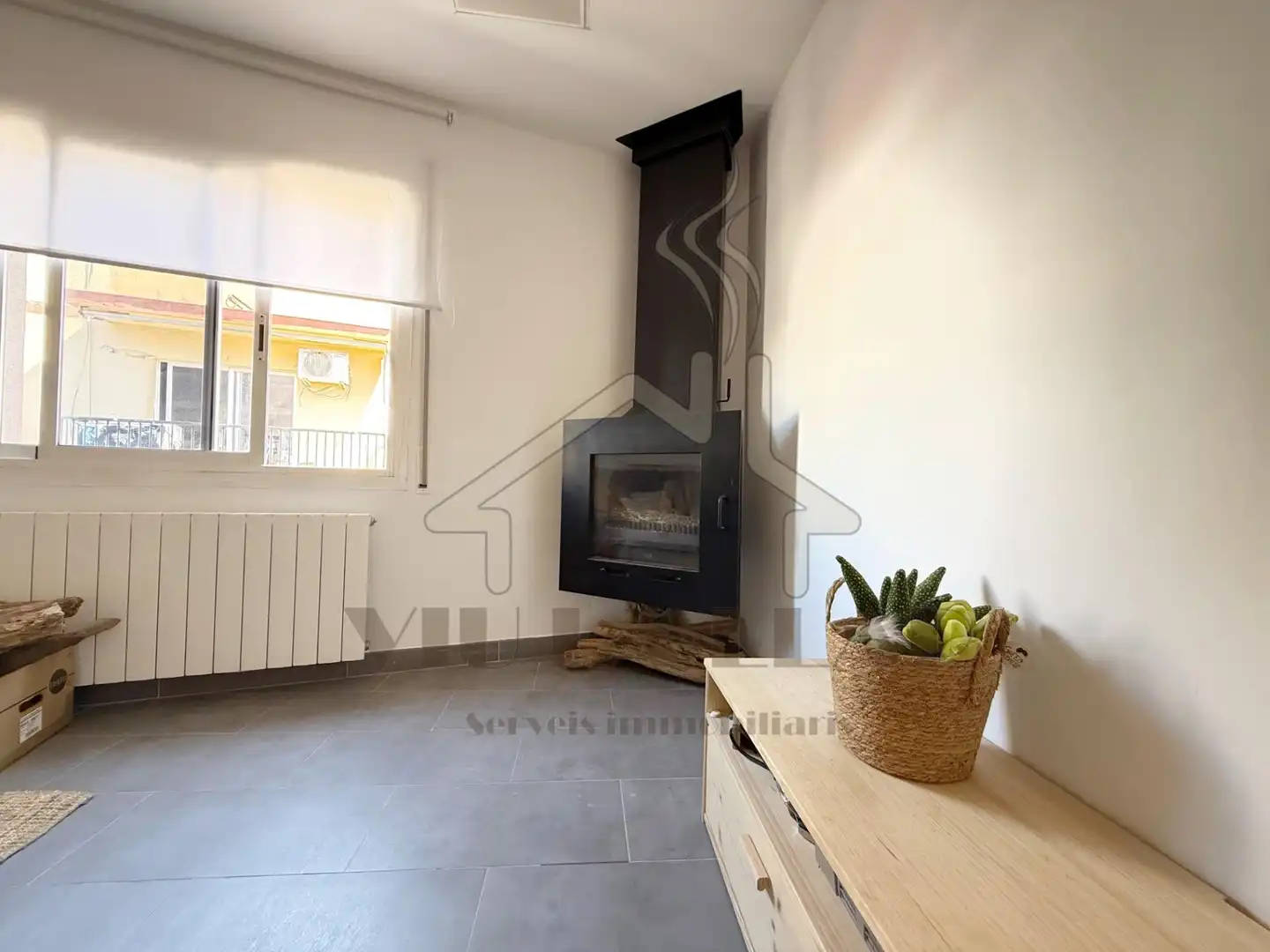 Sala de estar de Piso en venta en Mataró con Calefacción