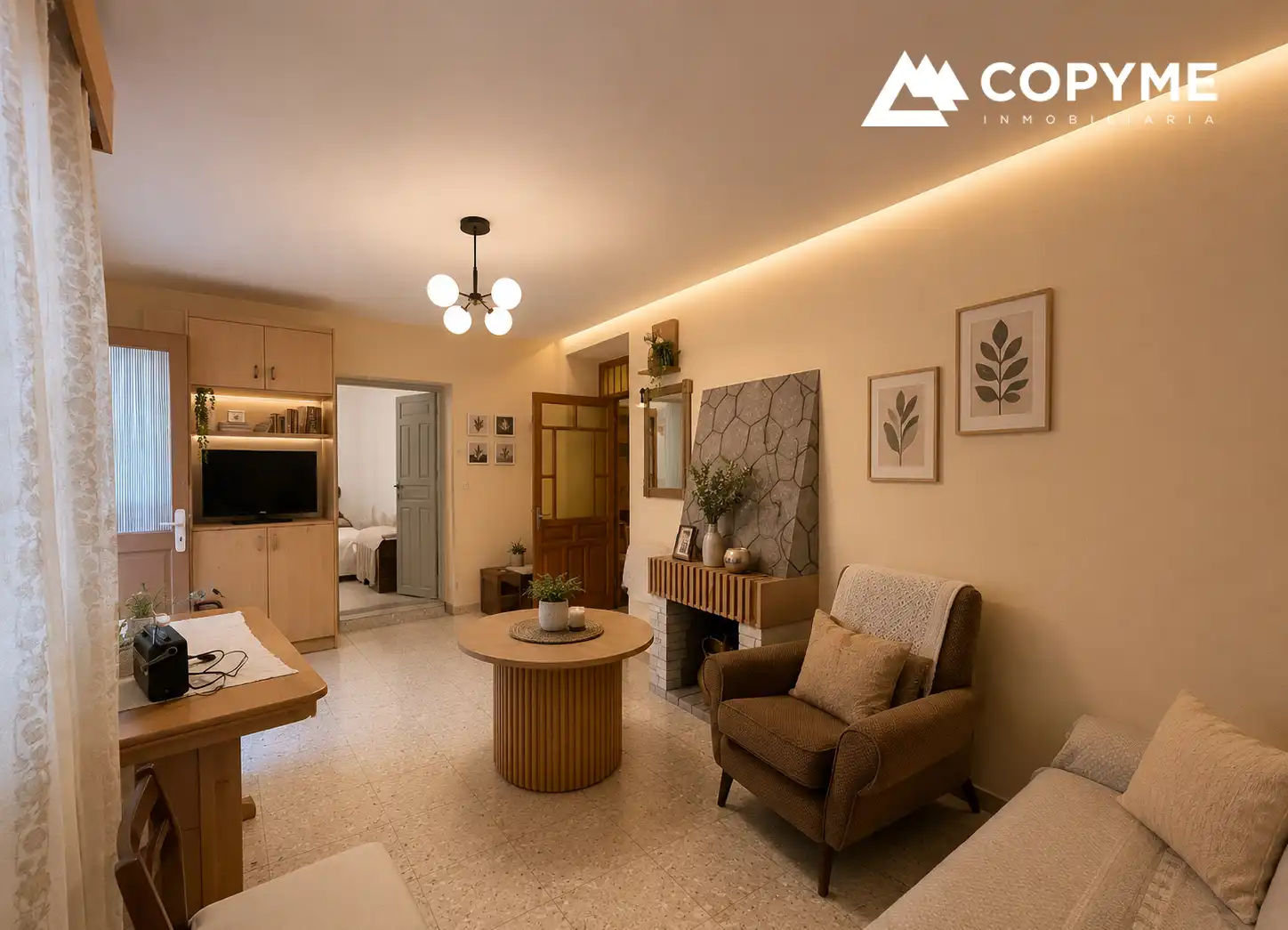 Sala de estar de Casa o chalet en venta en Gerindote con Amueblado