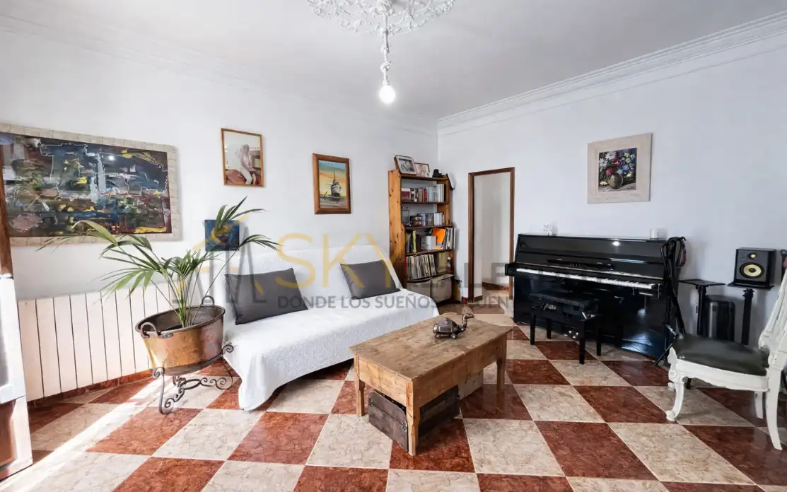 Sala d'estar de Pis en venda en  Palma de Mallorca