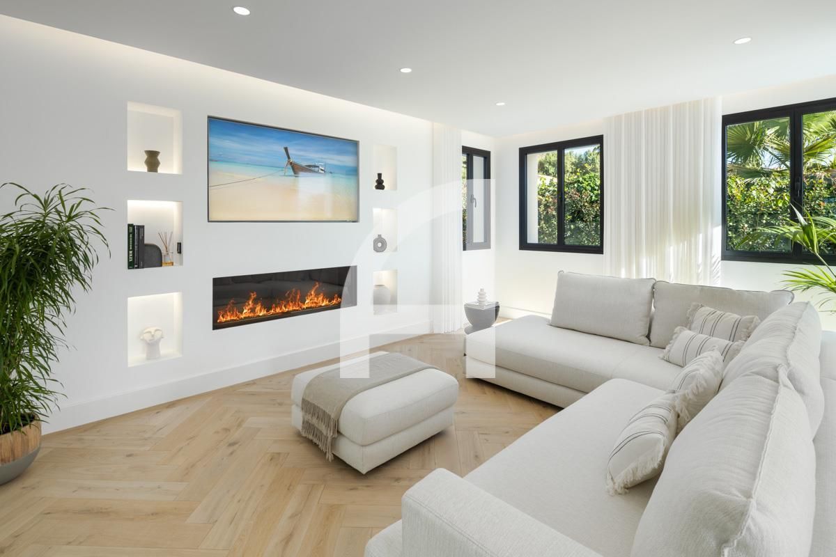 Sala d'estar de Casa o xalet en venda en Benahavís