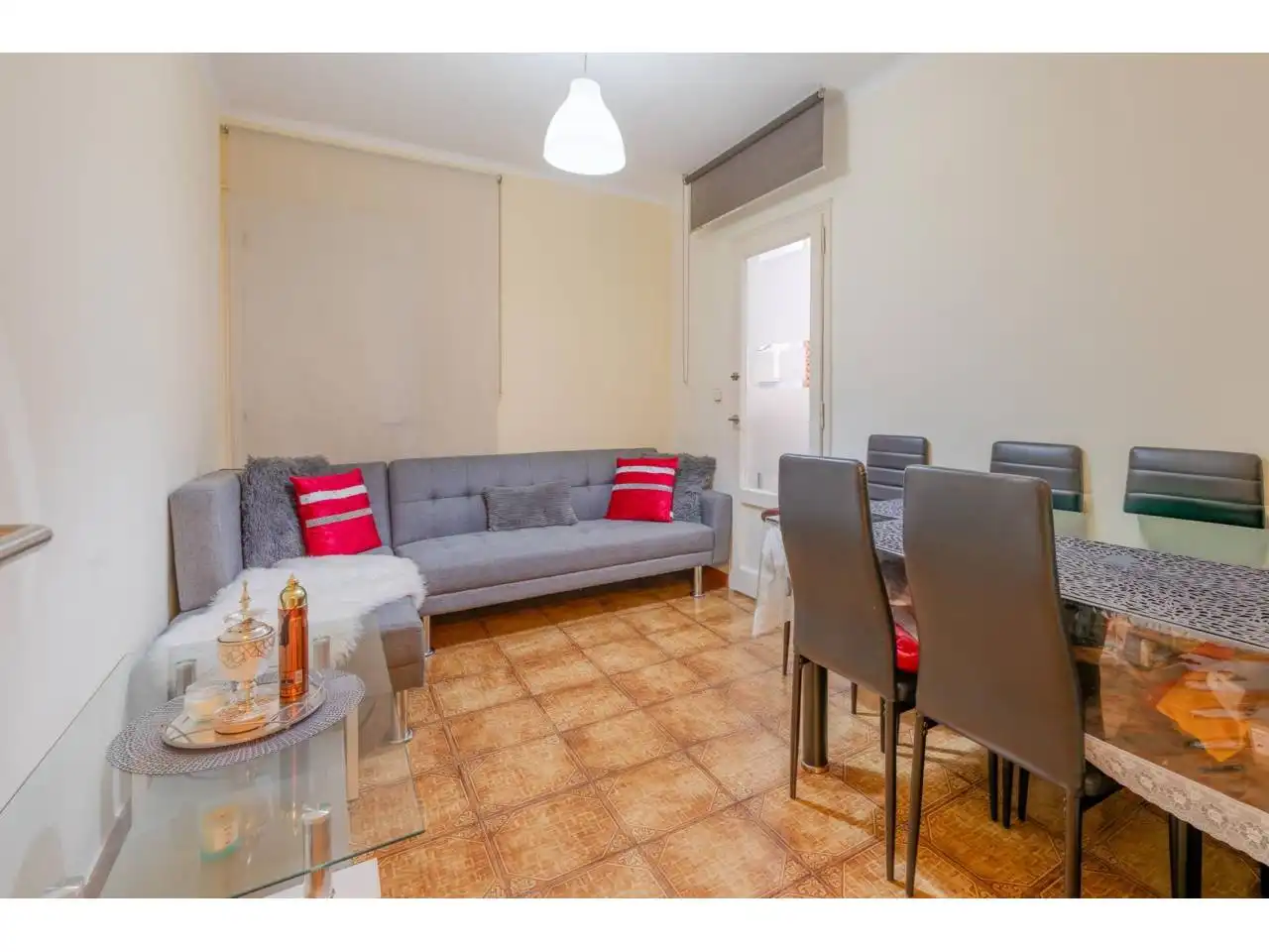 Living room of Flat for sale in Girona  with Heating and Balcony