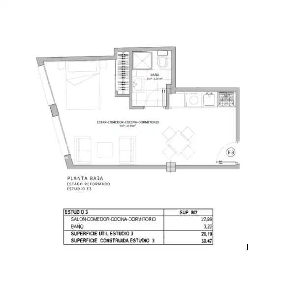 Study for sale in Centro