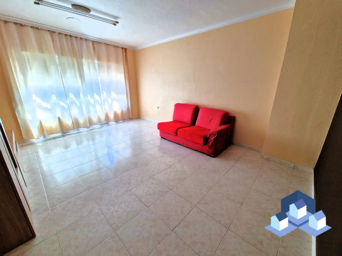 Sala de estar de Piso en venta en Lorca con Amueblado y Balcón