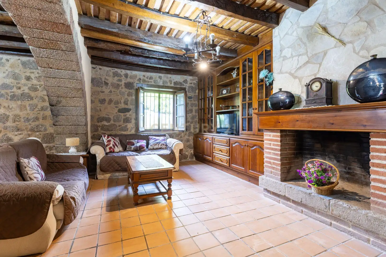 Living room of Country homes for sale in Llagostera, Girona