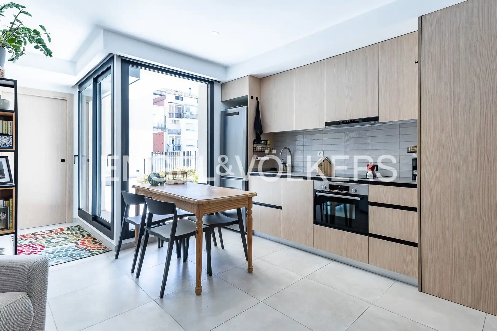 Cocina de Piso en venta en Sant Cugat del Vallès con Aire acondicionado, Calefacción y Jardín privado