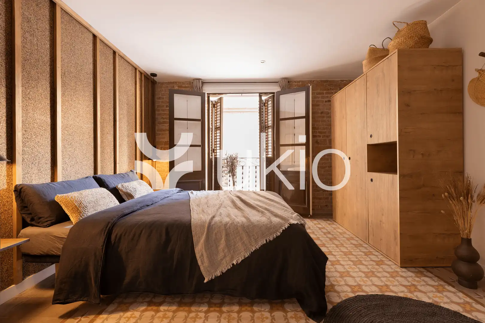 Bedroom of Apartments for rent in Barcelona  with Air Conditioner, Heating and Furnished