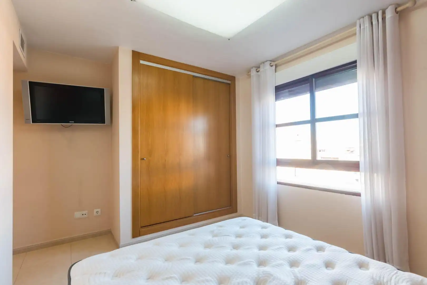 Bedroom of Flat for rent in Murcia  with Air Conditioner, Furnished and Balcony