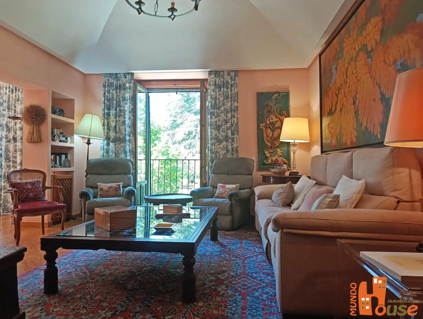 Wohnzimmer von Wohnung zum Verkauf in Real Sitio de San Ildefonso mit Heizung und Balkon
