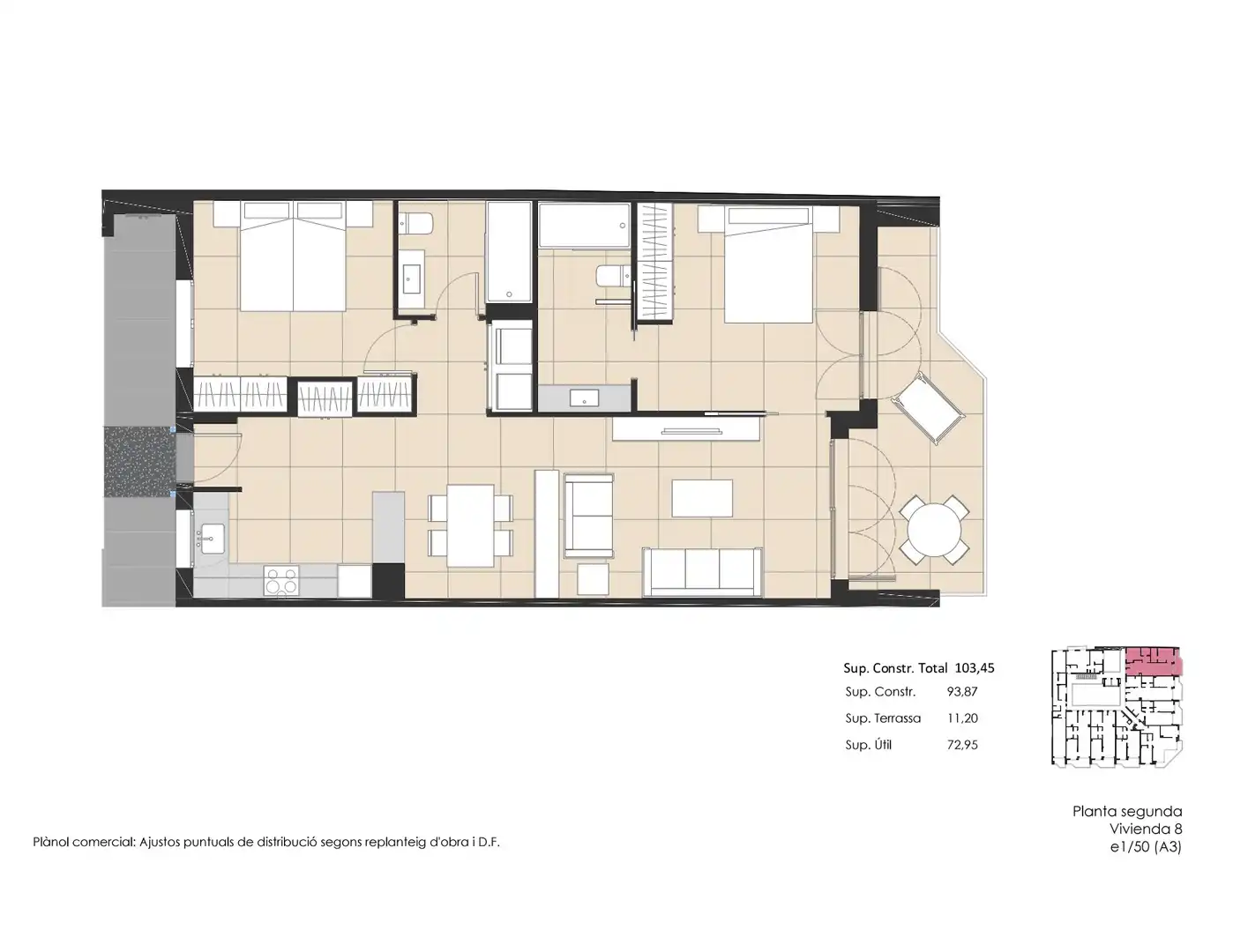Piso en venta en Palamós con Aire acondicionado, Calefacción y Terraza